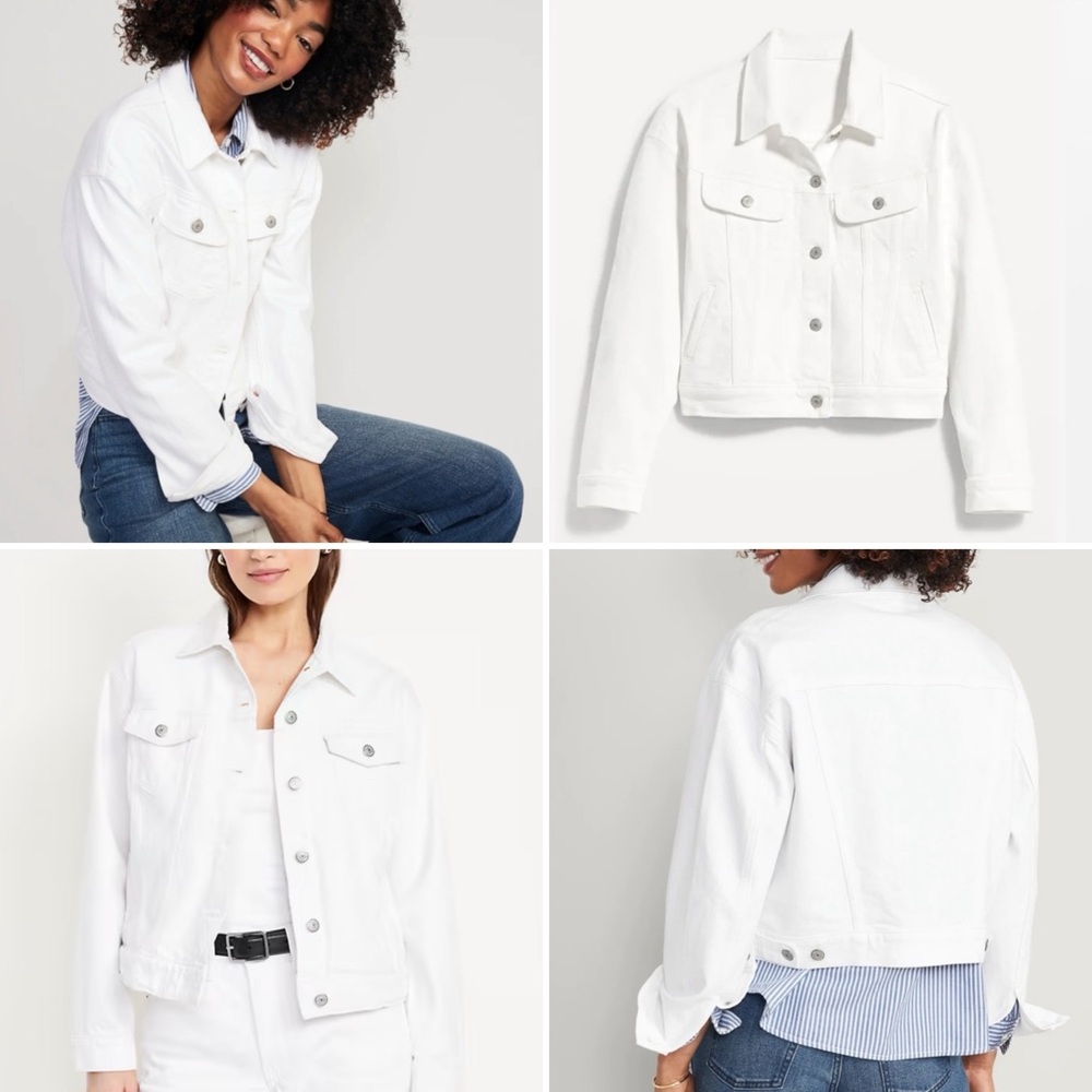 Old Navy White Denim Jacket - Picture 9 of 9